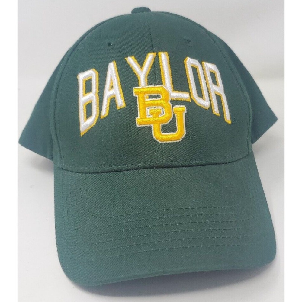 BU Baylor University Bears Green Snapback Adjustable Hat Top World
